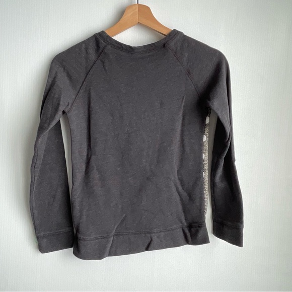 Cherokee girls long sleeve pullover polka dot top size large 10/12 grey - Picture 3 of 5